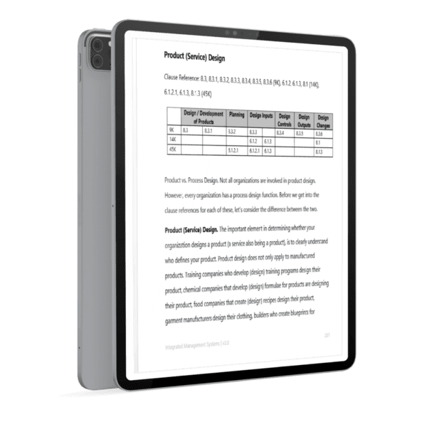 IMS Product Design Clauses_Tablet Mockup IMS Product Design Clauses_Tablet Mockup